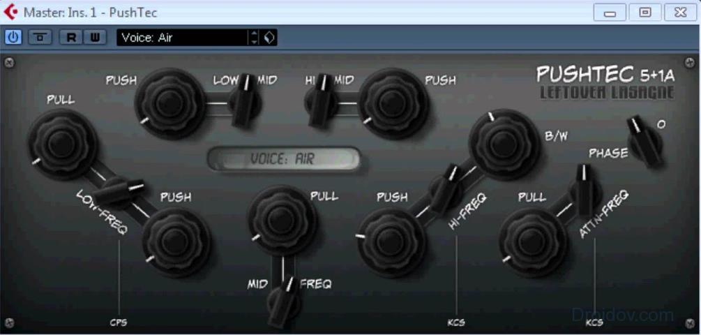 Equaliser for PC Pushtec EQ VST