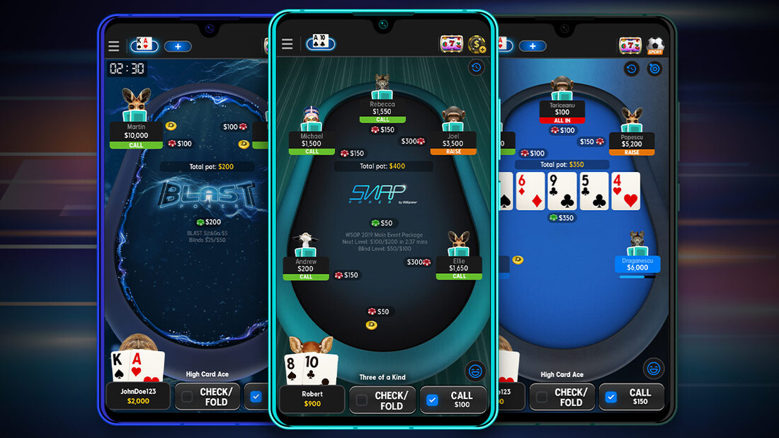 Jouez au poker sur votre smartphone Android