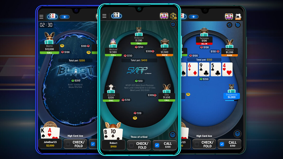 Jogue poker no seu smartphone Android