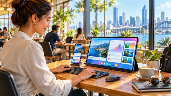 Phone desktop workspace